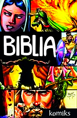 BIBLIA KOMIKS IMPRIMATUR FOLIA TWARDA KOMUNIA ŚLUB BIERZMOWANIE  752 STRONY 