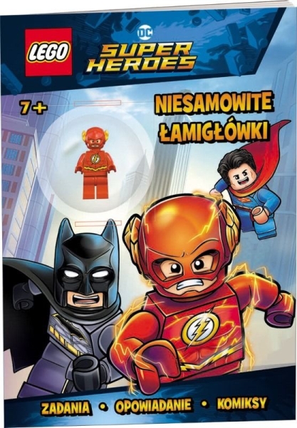 LEGO SUPER HEROES DC + FIGURKA ŁAMIGŁÓWKI KOMIKSY 