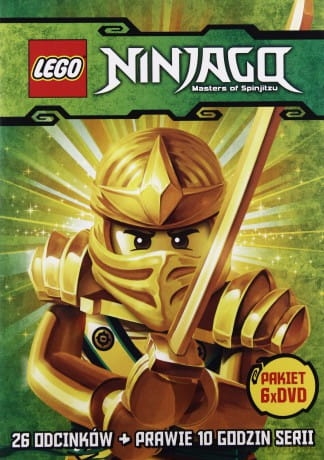 LEGO NINJAGO ROK WĘŻY CZĘŚĆ 1-6 BOX 6 DVD