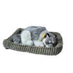 ŚPIĄCY PIES NA PODUSZCE HUSKY MASKOTKA