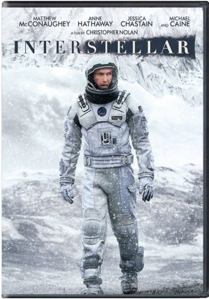 INTERSTELLAR DVD MCCONAUGHEY  FOLIA 