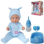 LALKA BOBAS "LITTLE JOY" INTERAKTYWNA 46 CM NIEBIESKA