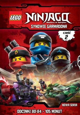 LEGO NINJAGO SYNOWIE GARMADONA CZĘŚĆ 2 80-84 DVD