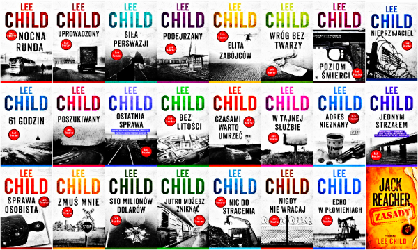 JACK REACHER 1-24 LEE CHILD RUNDA WRÓG ECHO STO SPRAWA 