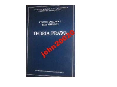 TEORIA PRAWA Sarkowicz Stelmach