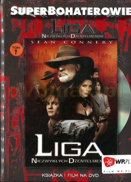 LIGA NIEZWYKŁYCH DŻENTELMENÓW DVD CONNERY FOLIA