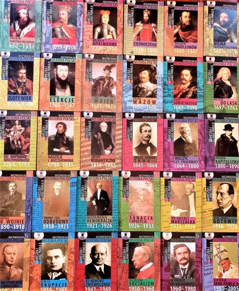 HISTORIA POLSKI CAŁOŚĆ 30 DVD POCZĄTKI PAŃSTWA 