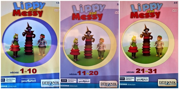 LIPPY AND MESSY ODCINKI 1-31 DVD 