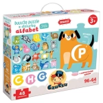 PUZZLE 48 DUUUŻE Z DZIURKĄ ALFABET 3+ NOWE FOLIA