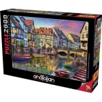 PUZZLE 2000 FRANCJA COLMAR NOWE FOLIA 