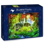 PUZZLE 1000 RODZINA WILKÓW NOWE FOLIA 