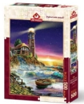 PUZZLE 500 LATARNIA NA KLIFIE NOWE FOLIA 