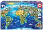 PUZZLE 1000 ZABYTKI CAŁEGO ŚWIATA NOWE FOLIA 