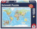 PUZZLE PQ 1500 MAPA ŚWIATA G3 NOWE FOLIA 