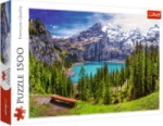 PUZZLE 1500 ELEMENTÓW JEZIORO OESCHINEN NOWE FOLIA