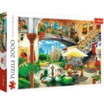 PUZZLE 2000 WIDOK NA BARCELONĘ NOWE FOLIA
