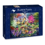 PUZZLE 1500 DOMEK Z PIĘKNYM STAWEM NOWE FOLIA 