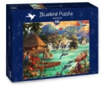 PUZZLE 2000 RAJSKA WYSPA NOWE FOLIA 