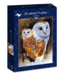 PUZZLE 1500 LŚNIĄCE SOWY NOWE FOLIA 