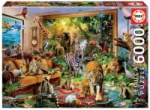 PUZZLE 6000 ZWIERZĘTA W SALONIE NOWE FOLIA