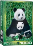 PUZZLE 1000 RODZINKA PAND NOWE FOLIA 