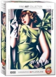 PUZZLE 1000 STARE MŁODA KOBIETA NOWE FOLIA 