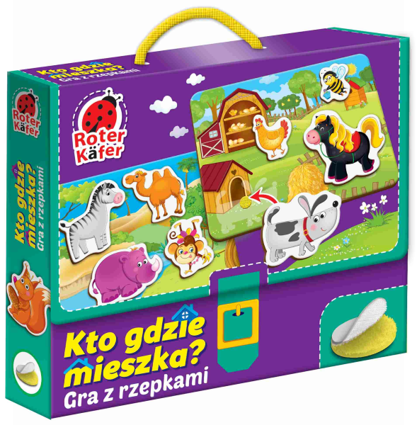 KTO GDZIE MIESZKA GRA Z RZEPAMI PLANSZOWA NOWA