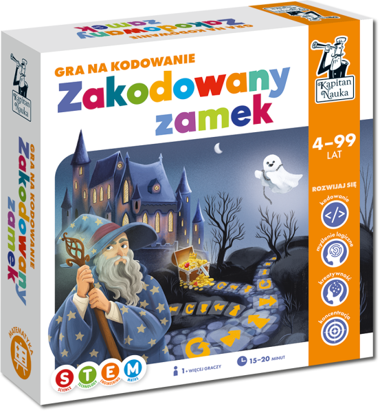 ZAKODOWANY ZAMEK GRA NA KODOWANIE PLANSZOWA 