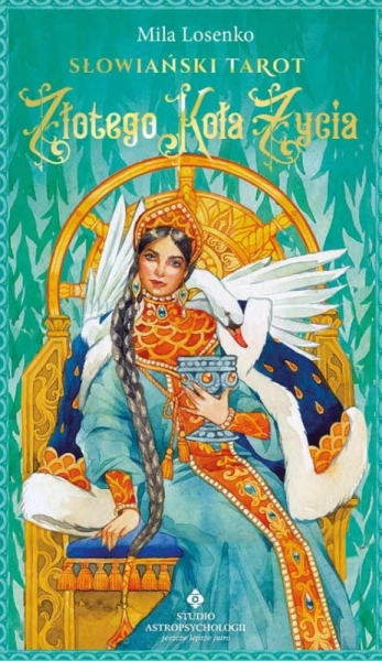 SŁOWIAŃSKI TAROT ZŁOTEGO KOŁA ŻYCIA 78 KART + KSIĄŻKA