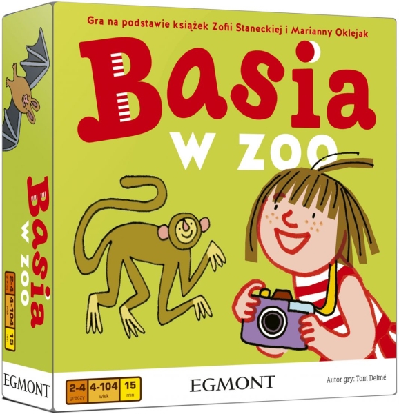 BASIA W ZOO ZWIERZĘTA GRA PLANSZOWA NOWA