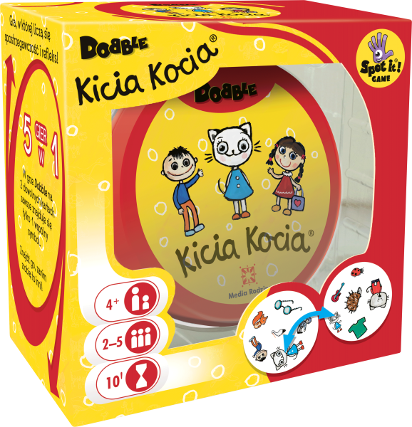 KICIA KOCIA DOBBLE GRA PLANSZOWA 
