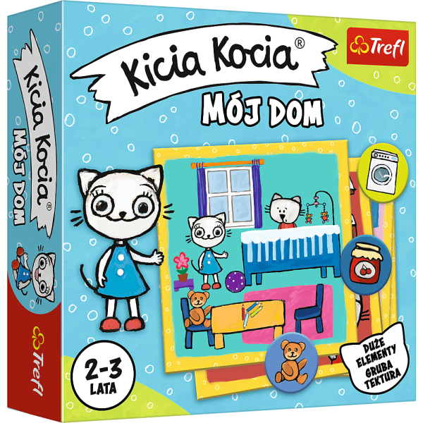 KICIA KOCIA MÓJ DOM GRA PLANSZOWA NOWA