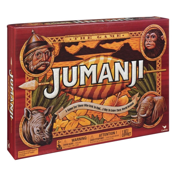 JUMANJI FAMILIJNA GRA PLANSZOWA WERSJA DREWNIANA NOWA