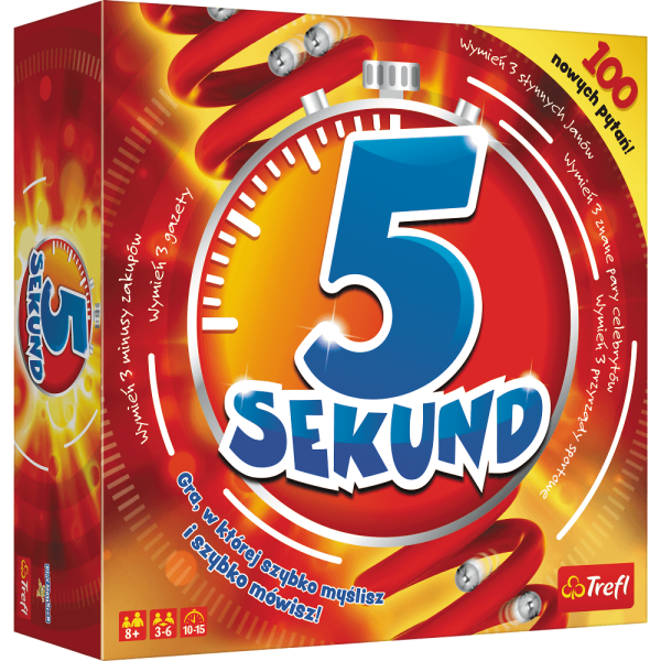 5 SEKUND EDYCJA 2019 KULTOWA GRA TOWARZYSKA NOWA