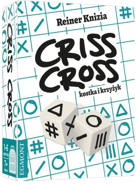 CRISS CROSS KOSTKA I KRZYŻYK GRA PLANSZOWA  