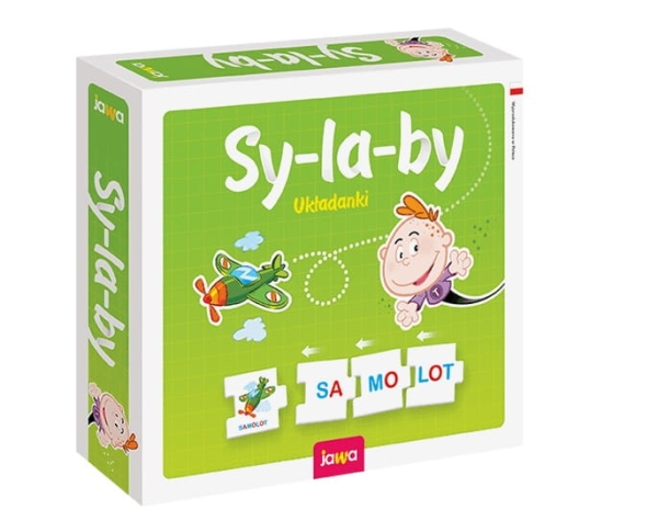 SYLABY UKŁADANKI EDUKACJA GRA PLANSZOWA