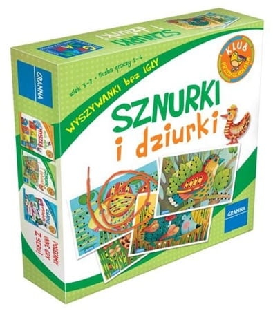 SZNURKI I DZIURKI GRA PLANSZOWA 