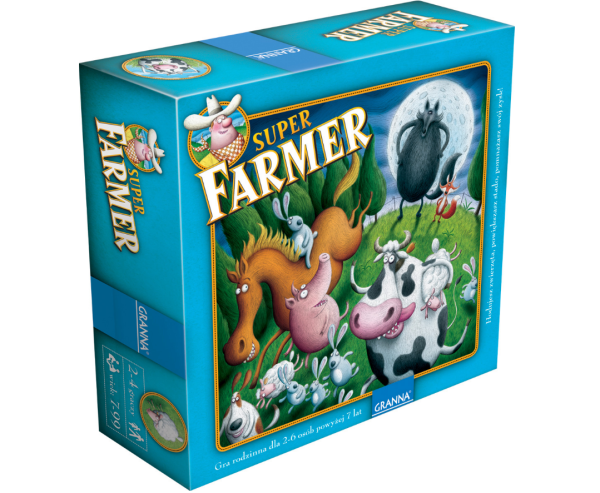  SUPER FARMER DE LUX GRA PLANSZOWA  KOSTKI