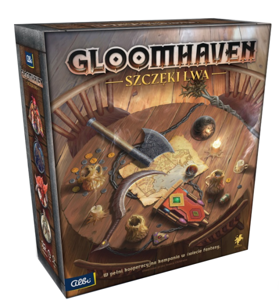   GLOOMHAVEN SZCZĘKI LWA GRA PLANSZOWA NOWA