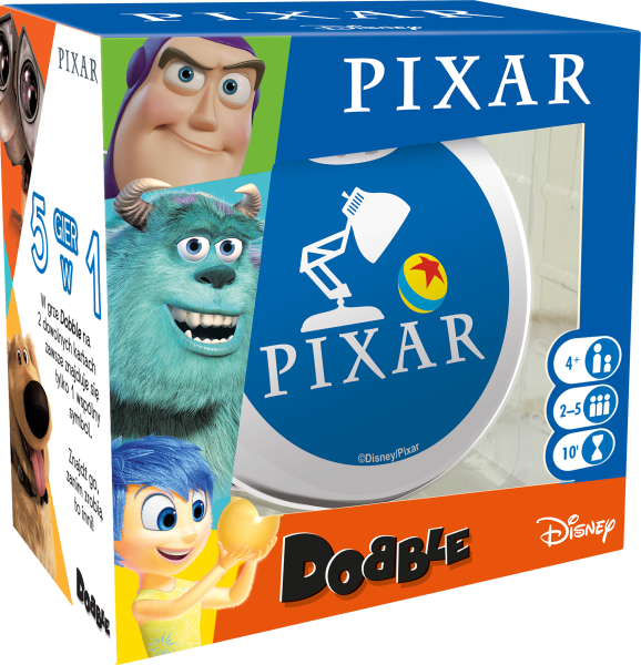 DISNEY PIXAR DOBBLE GRA PLANSZOWA NOWA 