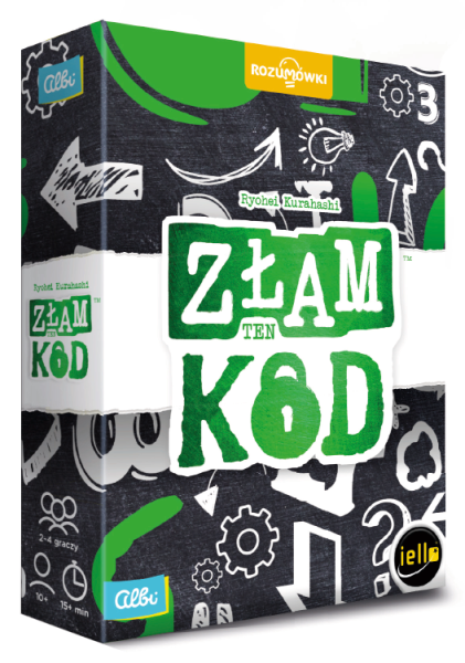 ZŁAM TEN KOD GRA LOGICZNA PLANSZOWA NOWA