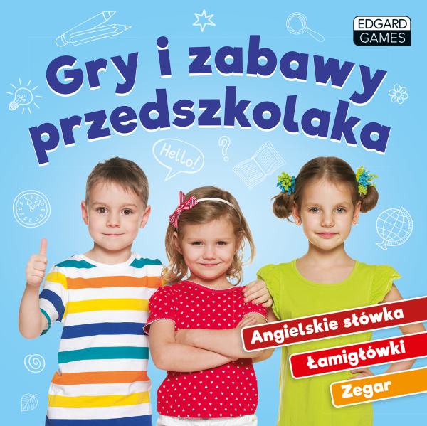 GRY I ZABAWY PRZEDSZKOLAKA EDGARD GAMES PLANSZOWA 