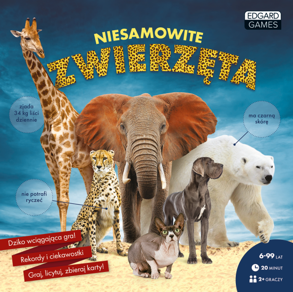 GRA NIESAMOWITE ZWIERZĘTA PLANSZOWA NOWA