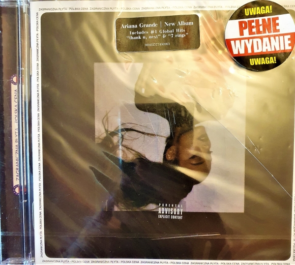 ARIANA GRANDE CD INELUDES GLOBAL HITS THANK U NEXT CD