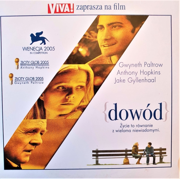 DOWÓD DVD PALTROW HOPKINS GYLLENHAAL  