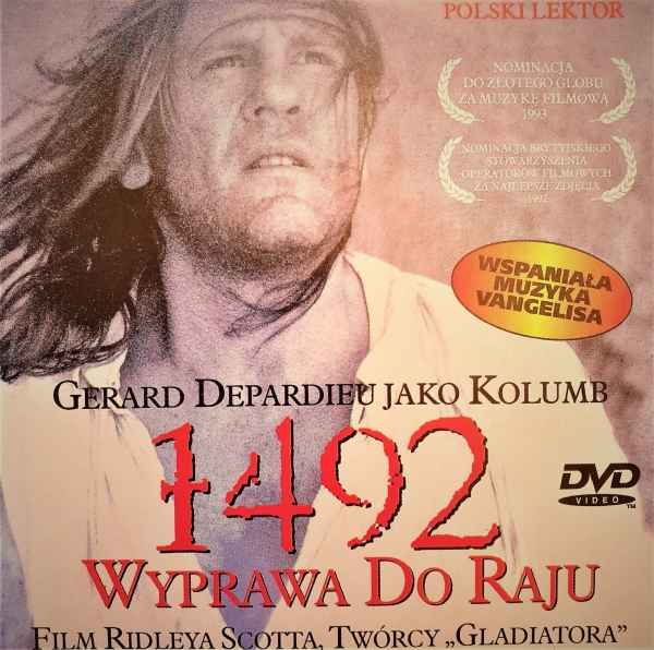 1492 WYPRAWA DO RAJU DVD SCOTT DEPARDIEU 