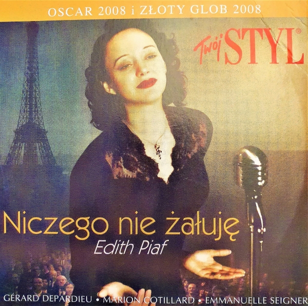 NICZEGO NIE ŻAŁUJĘ DVD PIAF DEPARDIE COTILLARD SEIGNER 