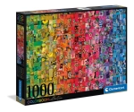 PUZZLE 1000 ELEMENTÓW COLOR BOOM KOLAŻ