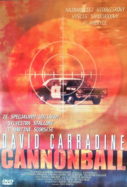 CANNONBALL DVD CARRADINE STALLONE SCORSESE 