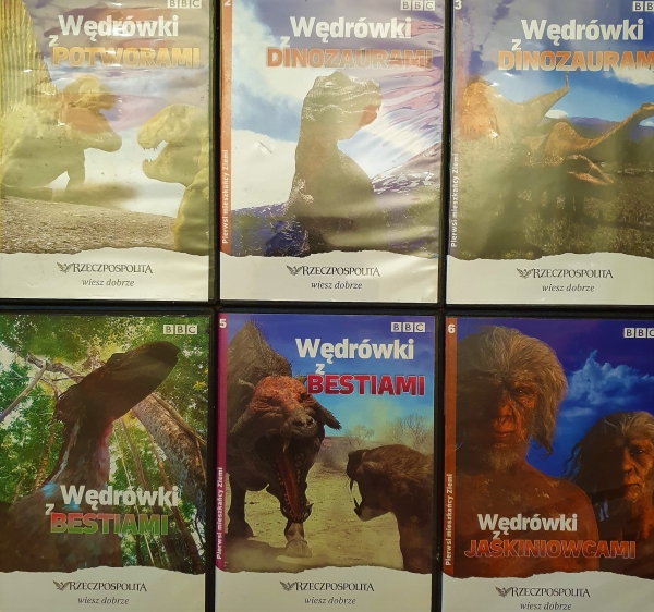 WĘDRÓWKI Z BESTIAMI JASKINIOWCAMI POTWORAMI DVD 